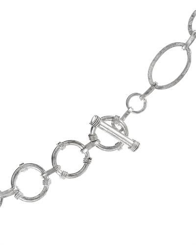 Strieborný náhrdelník s drahokamami Pasithea 53612