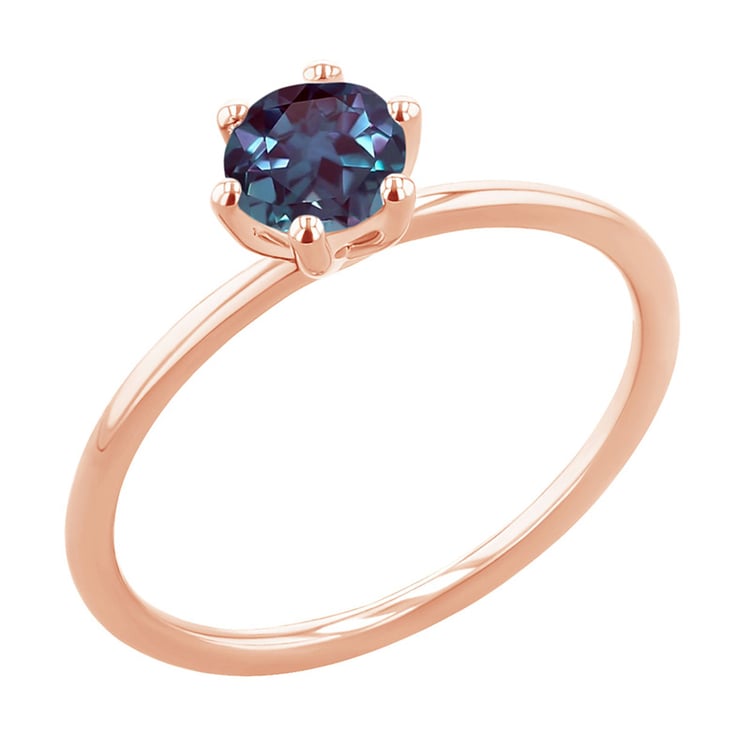 Zásnubný prsteň s lab-grown alexandritom Birdie 151115