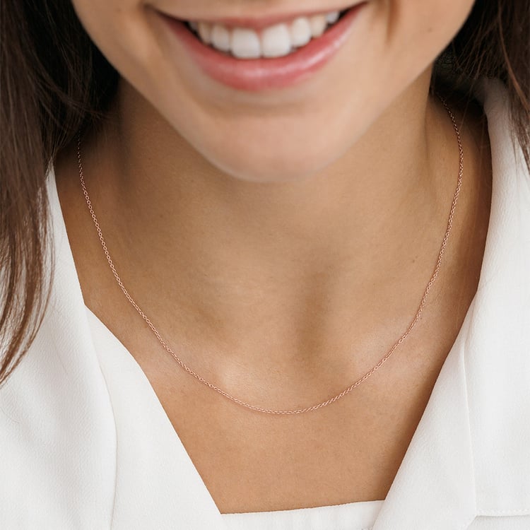 Ankr retiazka 40/45 cm z 14k zlata 158447