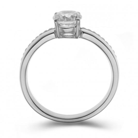 Prsteň z platiny Galy 10502