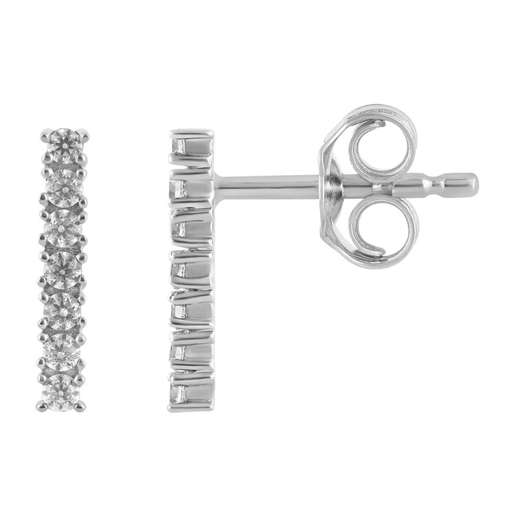 Zlaté náušnice s lab-grown diamantmi 163397