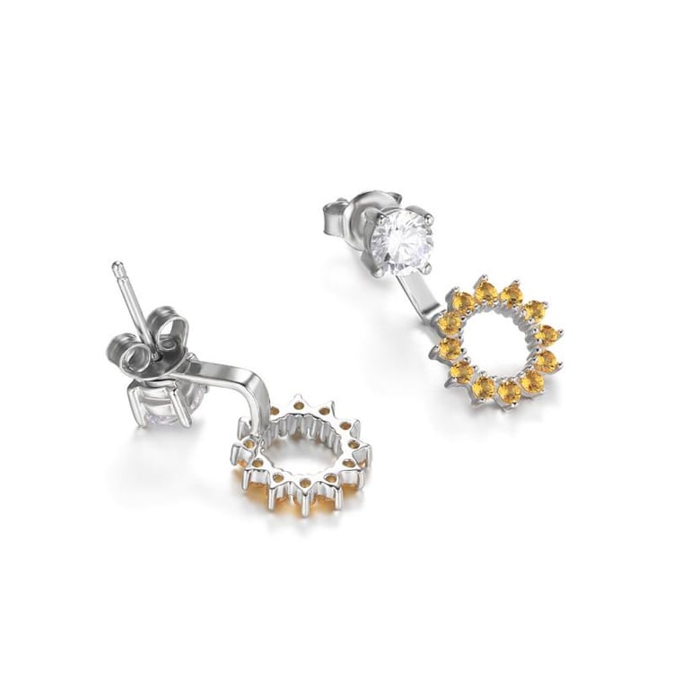 Zafírové náušnice 20568