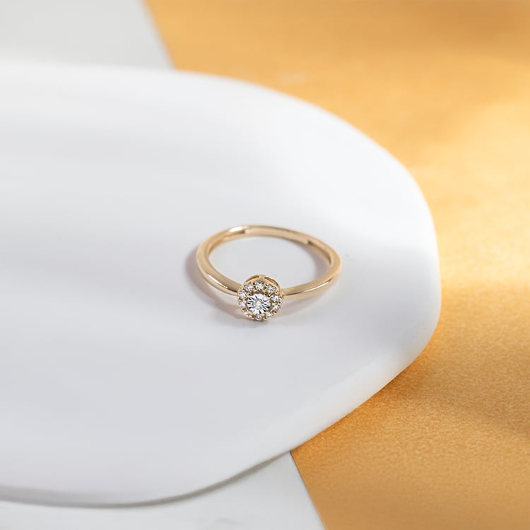 Zásnubný prsteň plný lab-grown diamantov Laurel 149200