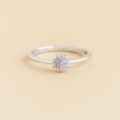Elegantný prsteň s diamantmi Freja