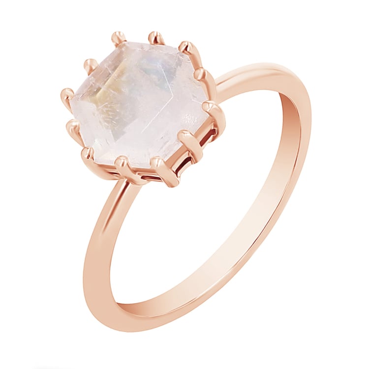 Zásnubný prsteň s mesačným kameňom Kendra 112235