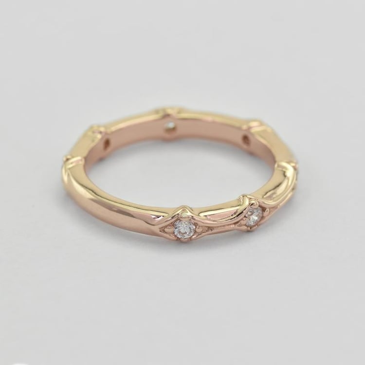 Prsteň so zirkónmi 45191