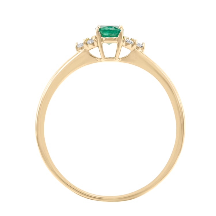 Zlatý zásnubný prsteň 28097