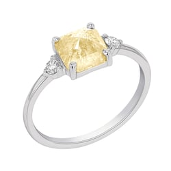 Prsteň so salt and pepper diamantom Anoop