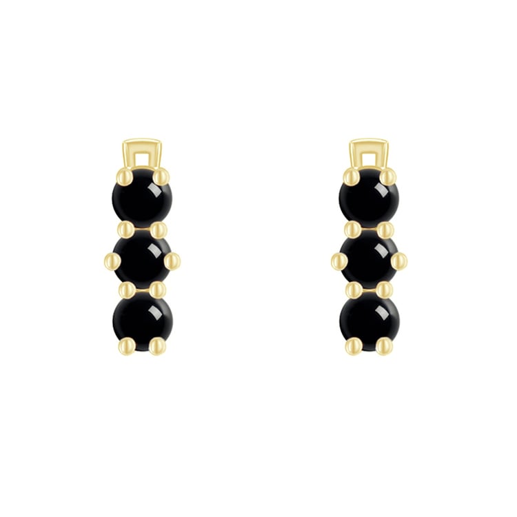 Pozlatené náušnice 90333