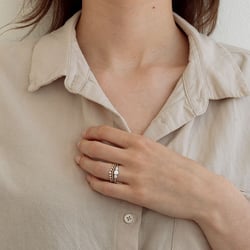 Set prsteňov s možnosťou výberu diamantu Colin