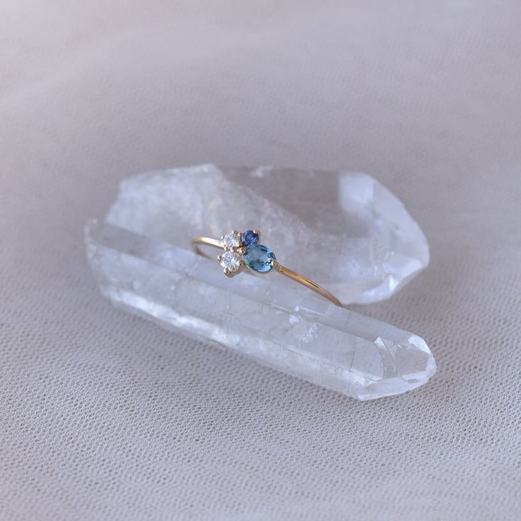 Prsteň s topazom 67381