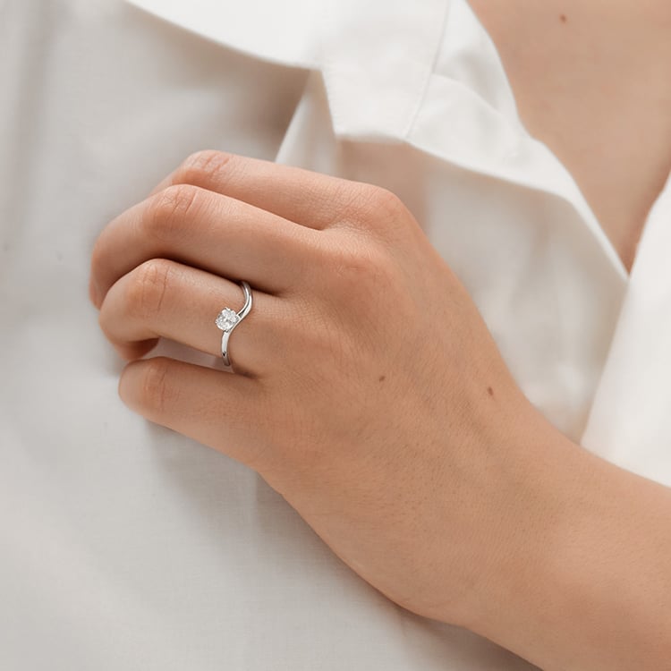 Originálny zásnubný prsteň 154790