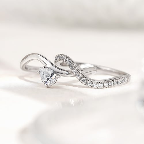 Romantický zásnubný set prsteňov s diamantmi Darya