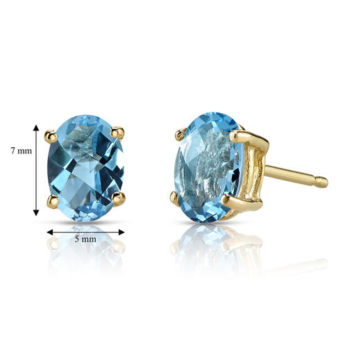 Topásové náušnice 18187