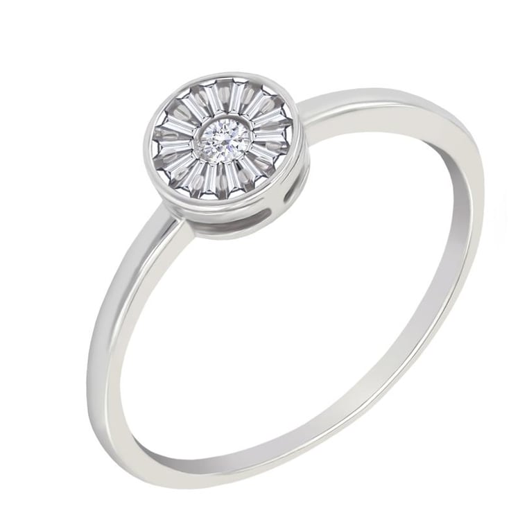 Diamantový zásnubný prsteň 35943