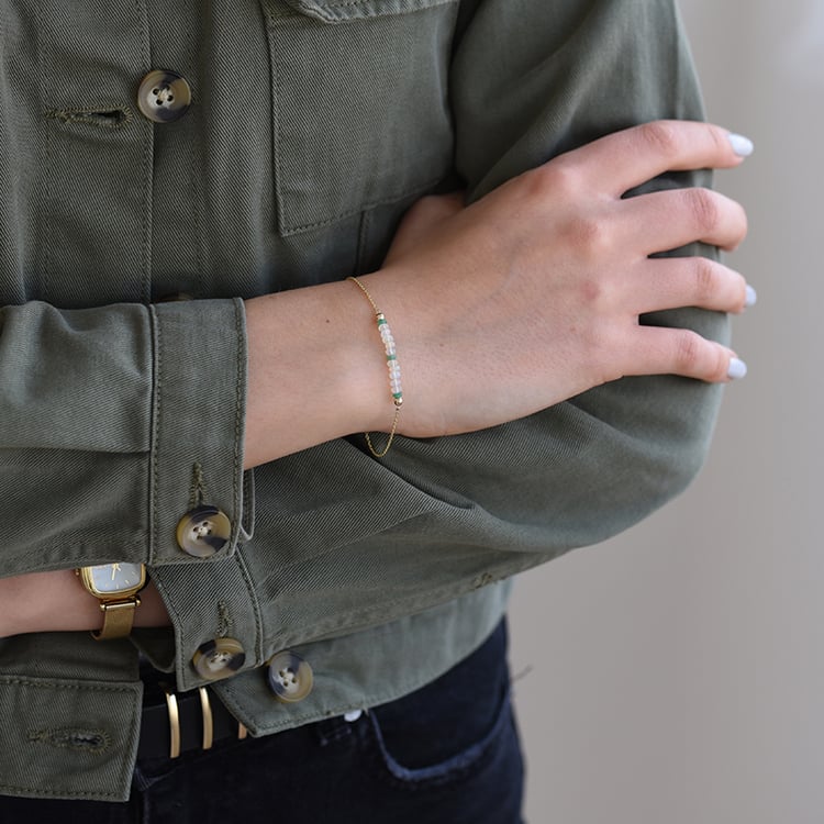 Náramok sa smaragdy a opály 61947