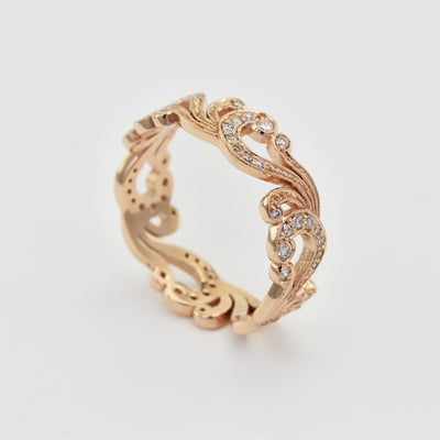 Výroba prsteňa vo vintage štýle