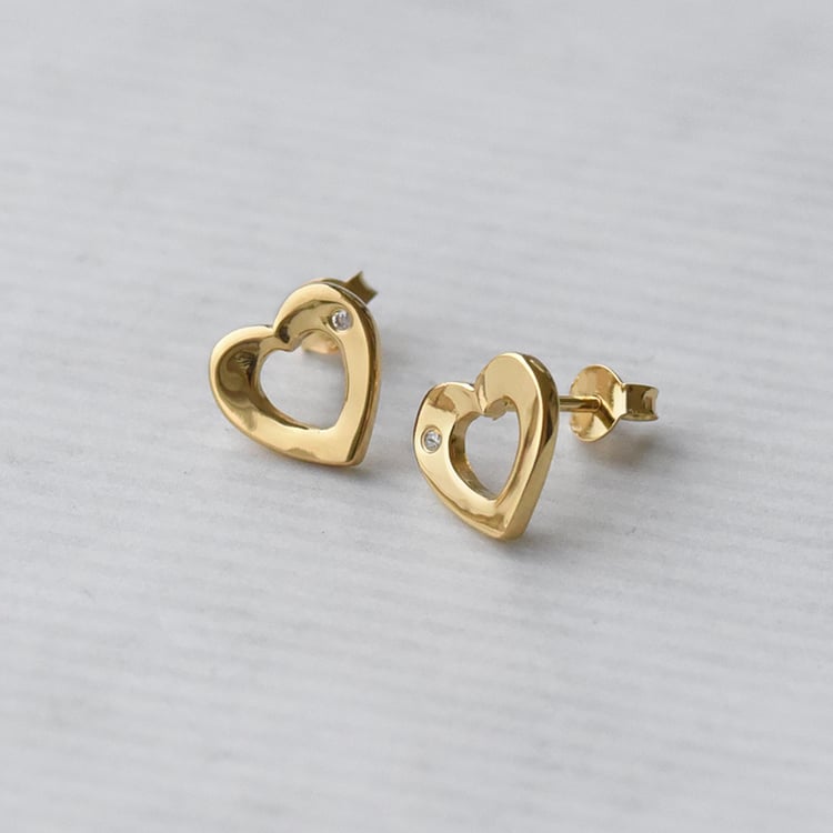 Srdiečka z pozlateného striebra 73318