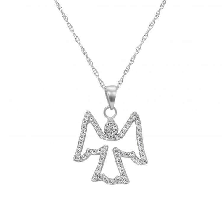 Zlatý náhrdelník anjel