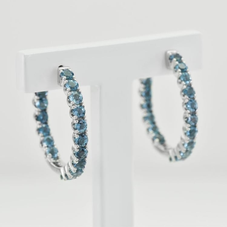 Topásové náušnice 35745