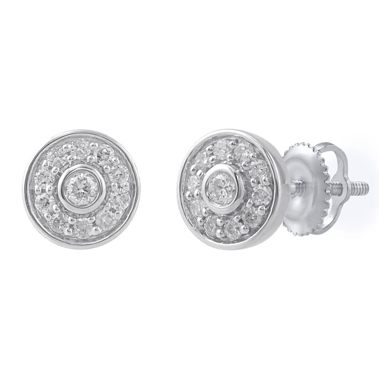 Diamantové náušnice zo zlata Allais