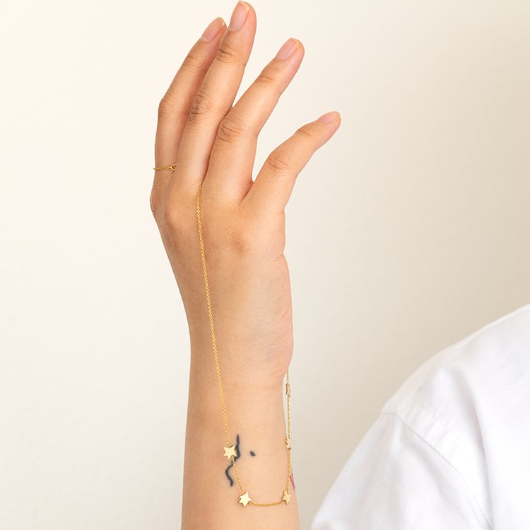 Strieborný náhrdelník s hviezdami Malý princ 121545