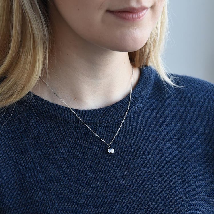 Jedinečný cluster náhrdelník zo zlata 74736