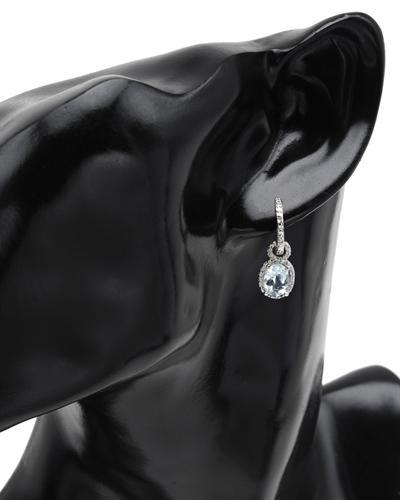 Náušnice s topásmi a diamantmi 1590