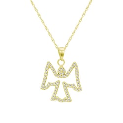 Prívesok anjel s diamantmi Alexis