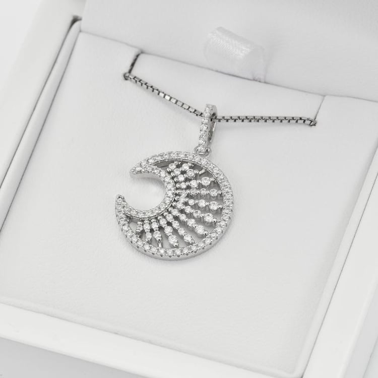 Náhrdelník so zirkónmi 35722