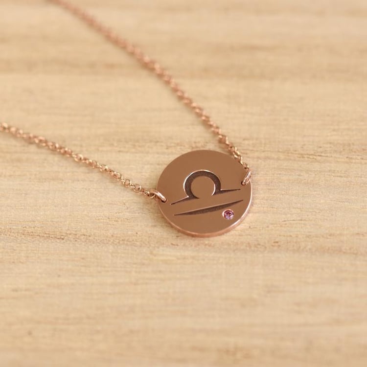 Zlatý náramok so znamením Váhy 47607