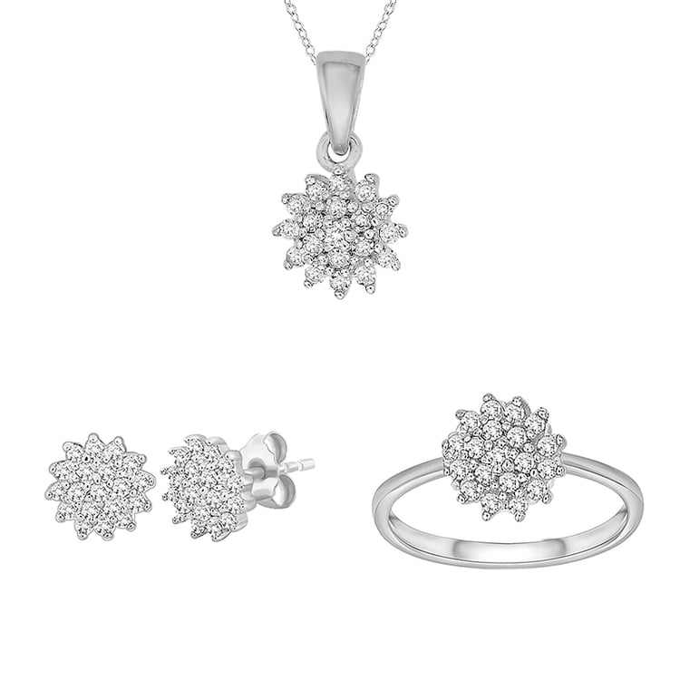 Elegantná zlatá kolekcia šperkov s diamantmi