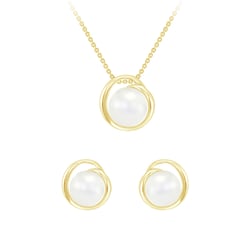 Romantická kolekcia zo zlata s perlami Takita