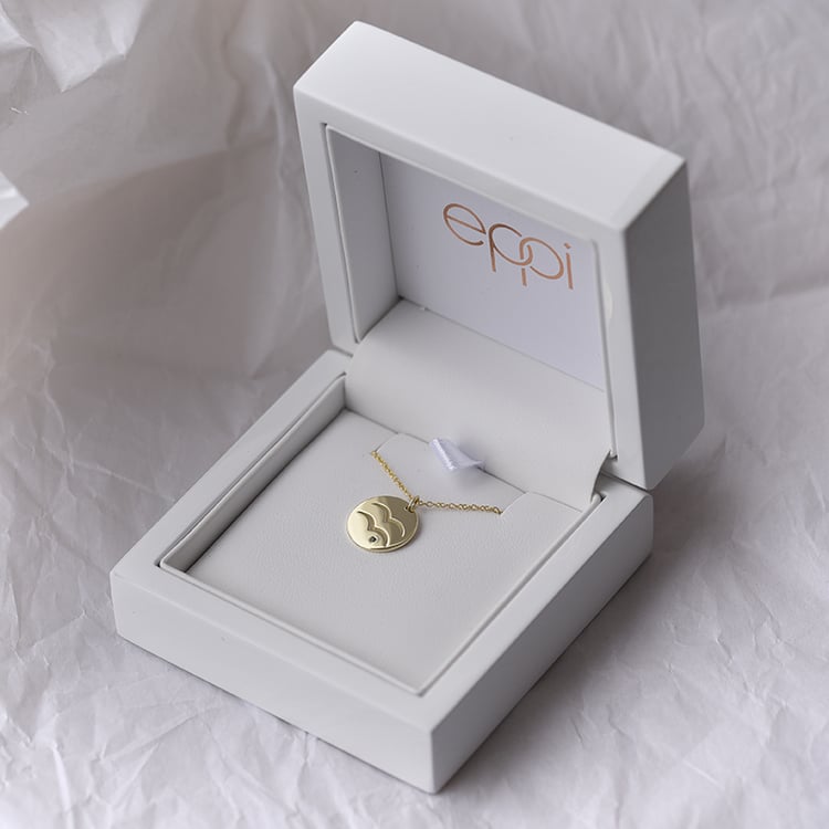 Strieborný prívesok so znamením a akvamarínom Vodnár 103403