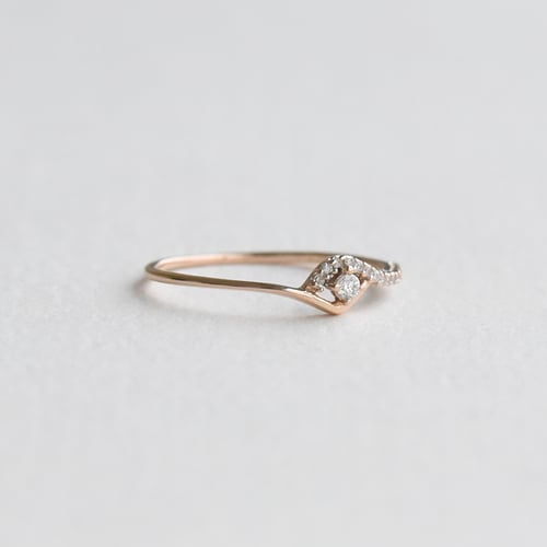 Zlatý zásnubný prsteň s lab-grown diamantmi Laurena