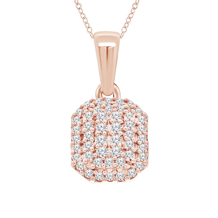 Prívesok z ružového zlata 93062