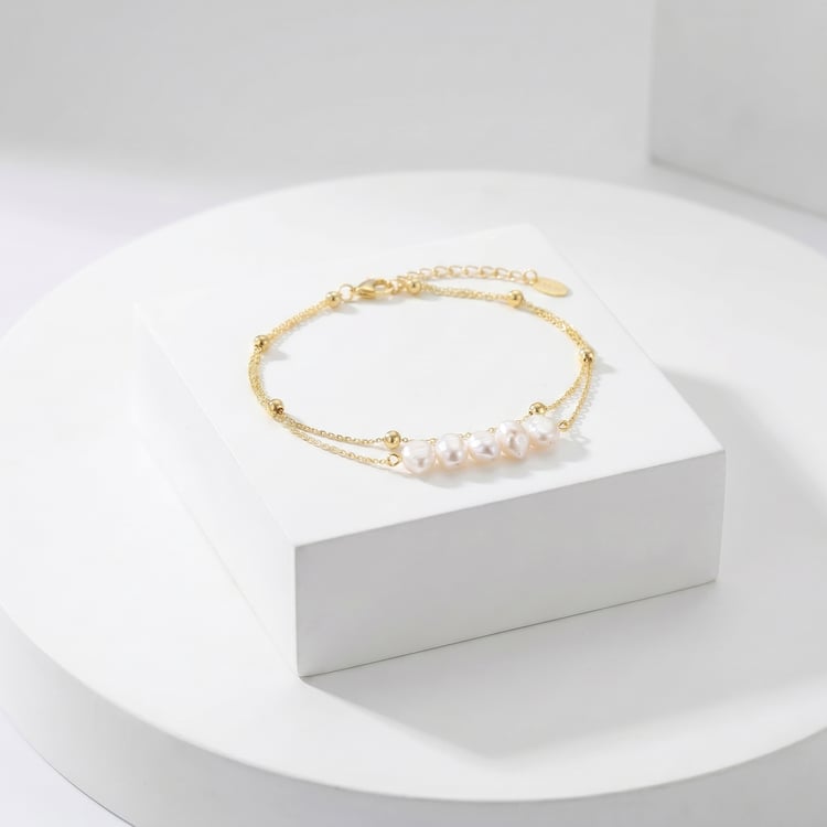 Strieborný minimalistický náramok na nohu Lovie 167306