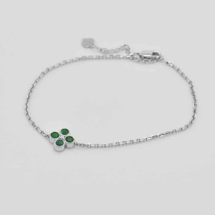 Náramok so smaragdmi 43669