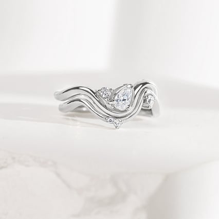 Romantický zásnubný set prsteňov s diamantmi Susan