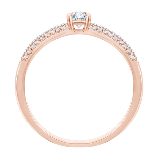 Zásnubný prsteň s lab-grown diamantmi Ranamie