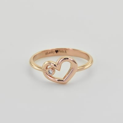Prsteň so srdcom