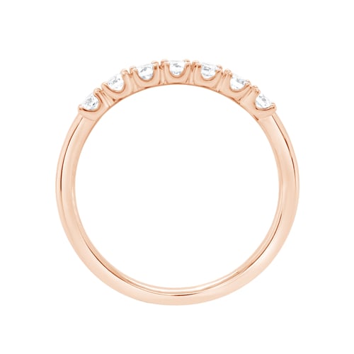 Zlatá romantická eternity obrúčka s lab-grown diamantmi Virve