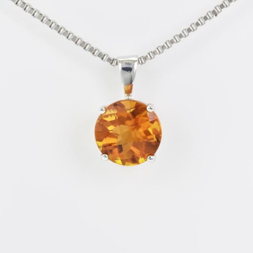 Zlatý prívesok s 1.70ct citrínom Atik