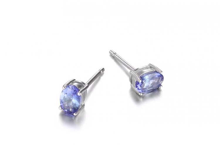 Tanzanitové náušnice 16442