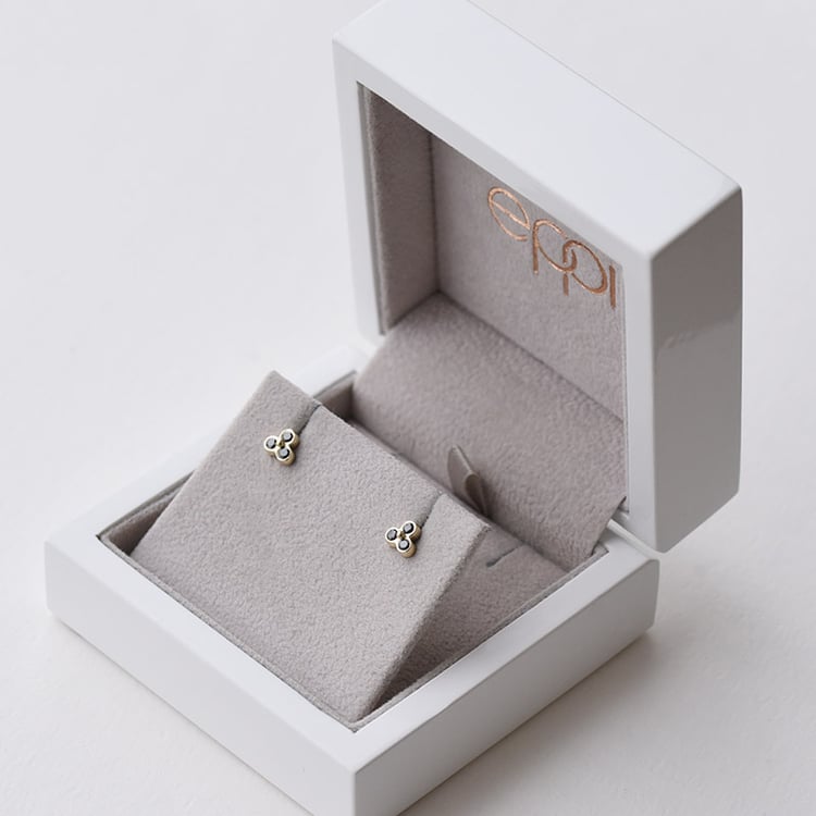 Trojlístku s diamantmi 92455