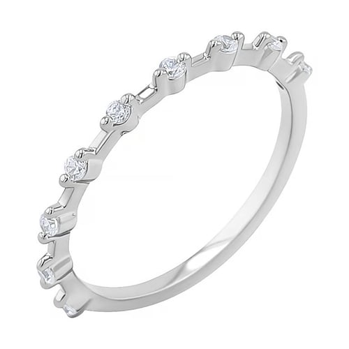 Rozvodový eternity prsteň s lab-grown diamantmi Sui
