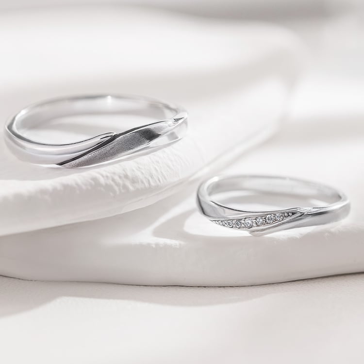 Zlaté svadobné obrúčky s diamantmi Maudo 157191