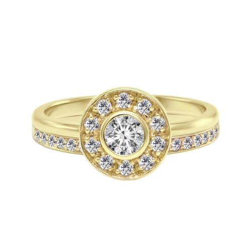 Zásnubný set prsteňov s diamantmi Jessica