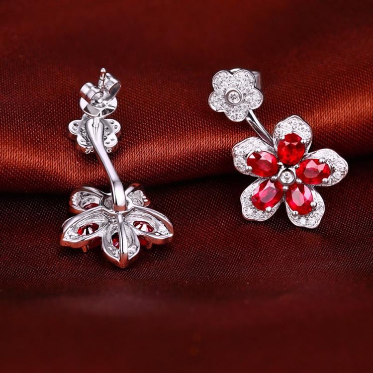 Zlaté drahokamové náušnice 16289