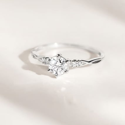 Zásnubný prsteň zo zlata s 2.02ct IGI certifikovaným lab-grown diamantom Milleva